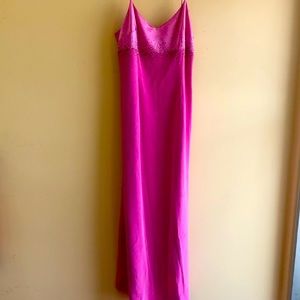 Long dress light pink size 12 with some sparklies in the front from Zola ice